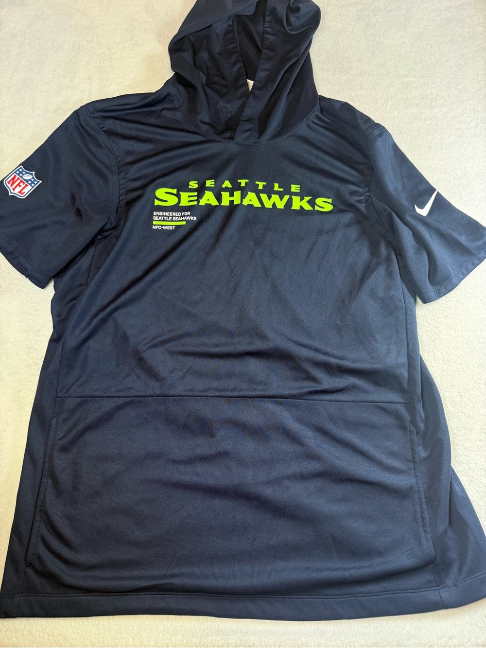 NFL SEAHAWKS Dri fit Hooded Tee
